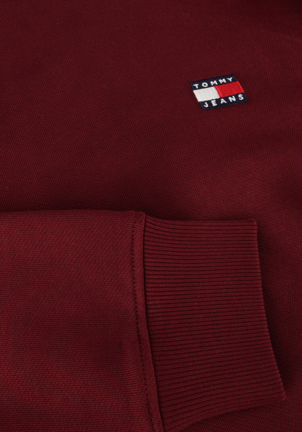 Paarse TOMMY JEANS Sweater TJM REG BADGE HOODIE EXT - large