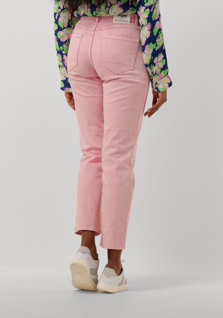 Roze POM AMSTERDAM Straight leg jeans ELLI STRAIGHT BLOOMING PINK JEANS - large