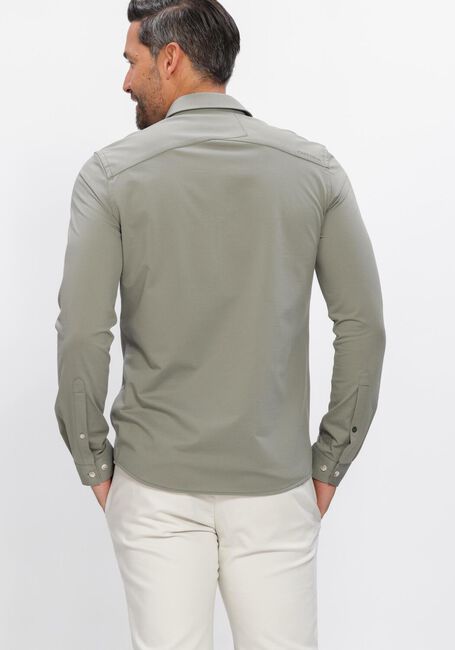 Olijf CAST IRON Casual overhemd CF TECH TWILL JERSEY - large