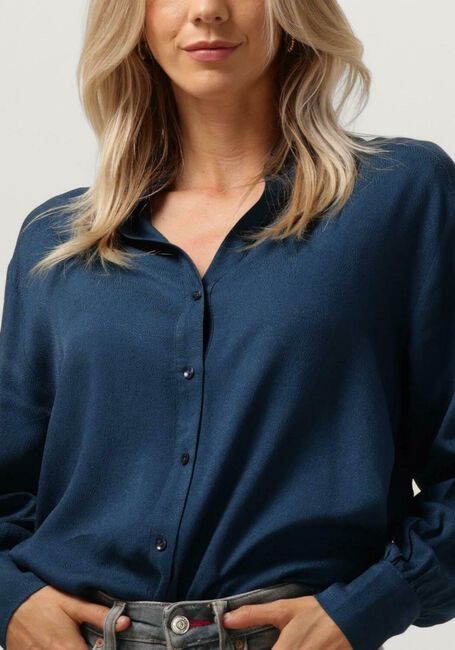 Donkerblauwe POM AMSTERDAM Blouse MILLY ETERNAL BLUE - large