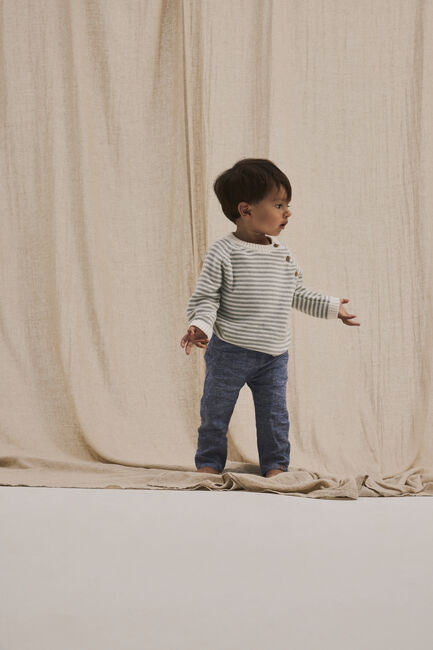 Ecru LIL' ATELIER Trui NBMKADIN LS WRAP KNIT LIL - large