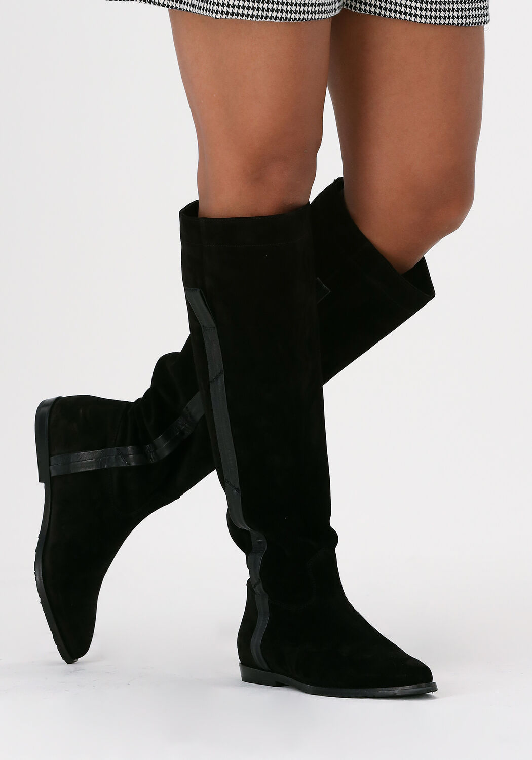 Zwarte FRED DE LA BRETONIERE Hoge laarzen 191010029 - large