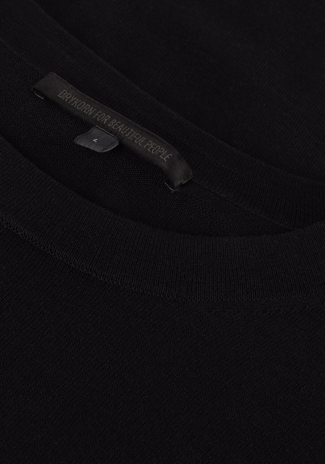 Zwarte DRYKORN T-shirt VALENTIN 420052 - large