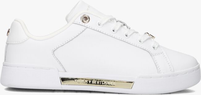 Witte TOMMY HILFIGER Lage sneakers COURT SNEAKER WITH LACE HARDWARE - large