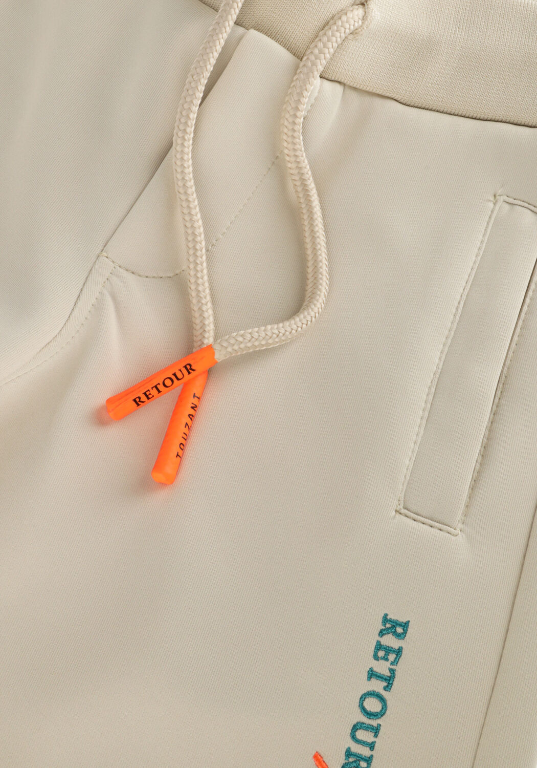 Beige RETOUR Korte broek SPIN - large