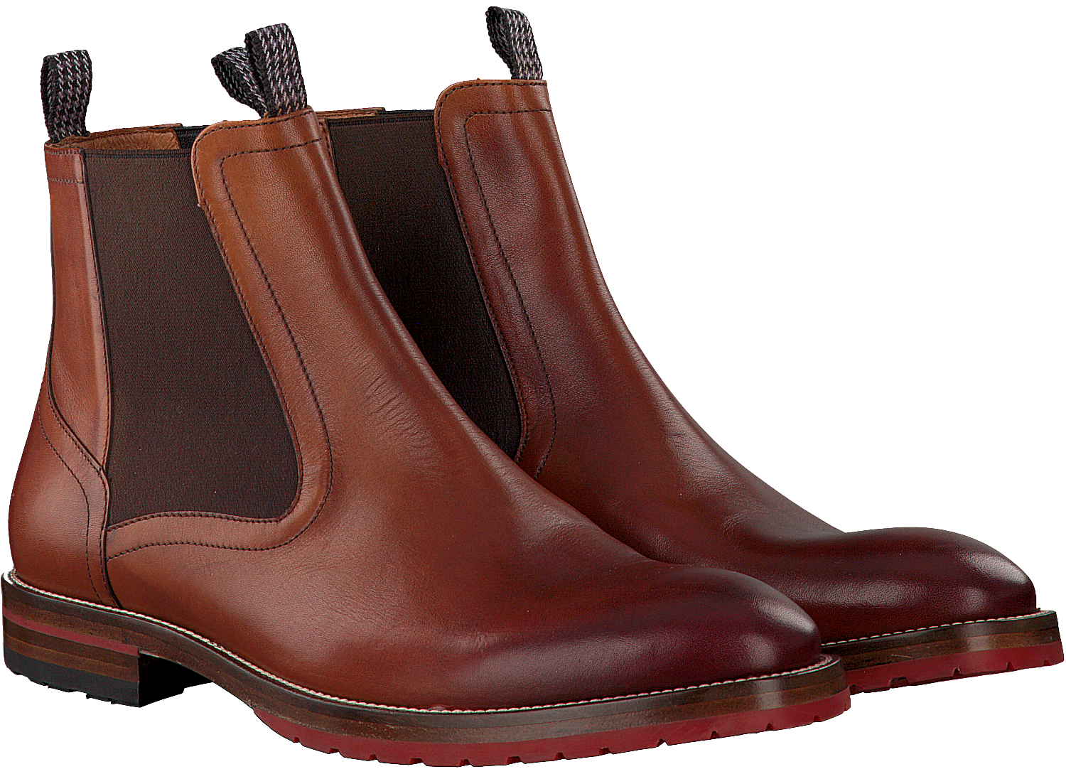 Cognac FLORIS VAN BOMMEL Chelsea boots 10976 | Omoda Cognac MAGNANNI Chelsea boots 20109 | Omoda