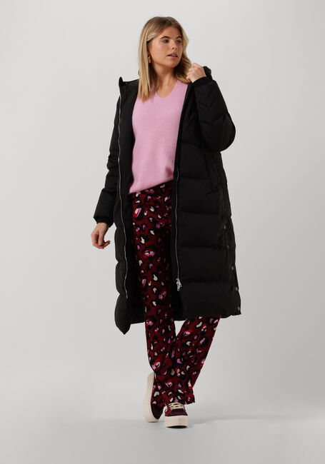 Zwarte Y.A.S. Gewatteerde jas YASPUFFA LONG DOWN COAT - large