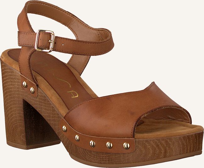 Cognac UNISA Sandalen met hak TACO Cognac UNISA Sandalen met hak TACO - large