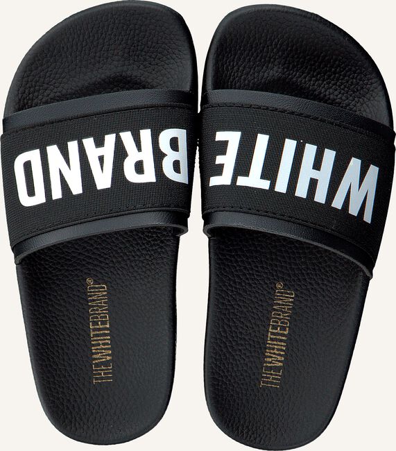 Zwarte THE WHITE BRAND Badslippers ELASTIC MINIMAL KIDS Zwarte THE WHITE BRAND Badslippers ELASTIC MINIMAL KIDS - large