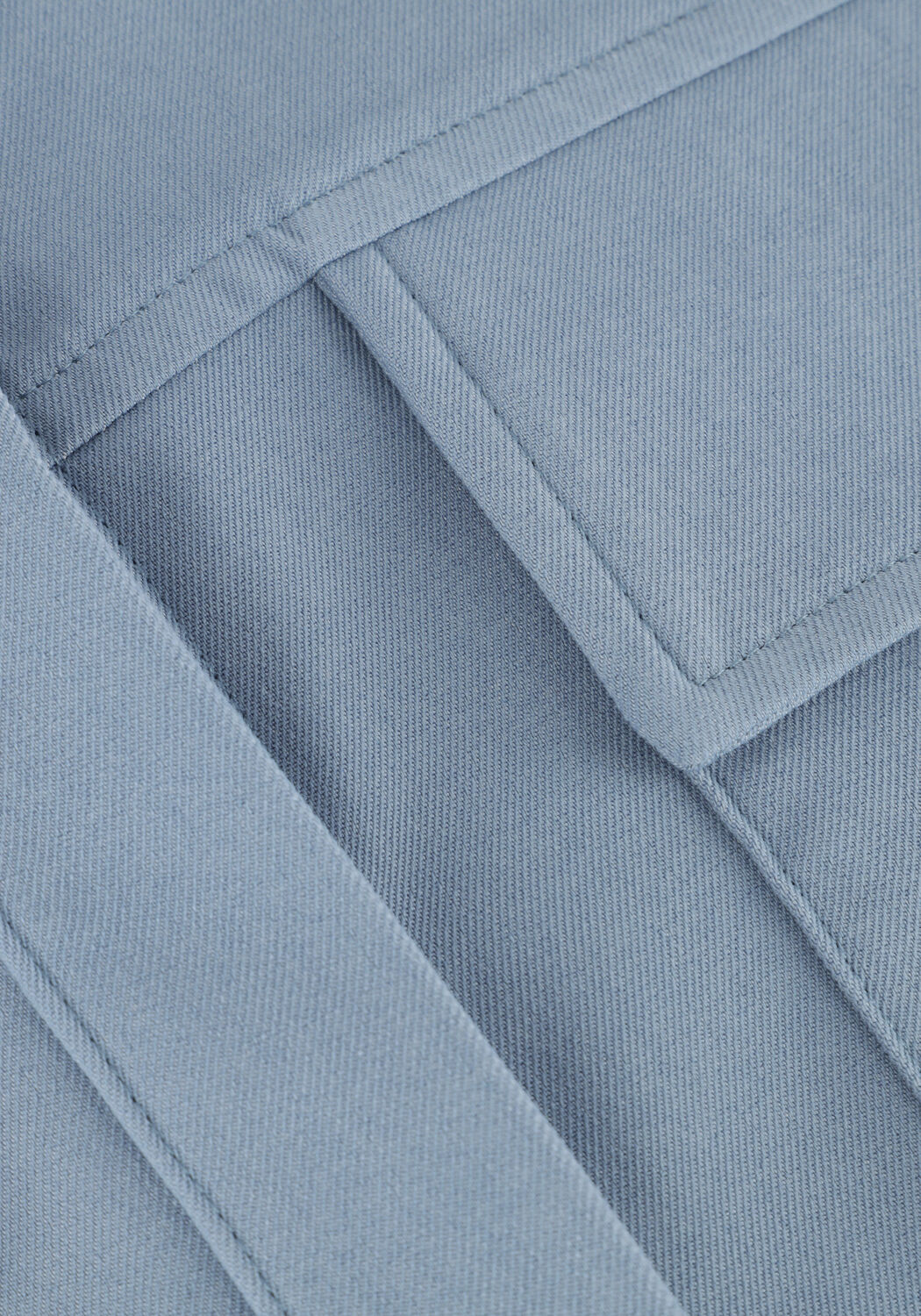 Blauwe MINUS Blouses LIVINA OVERSIZED SHIRT - large