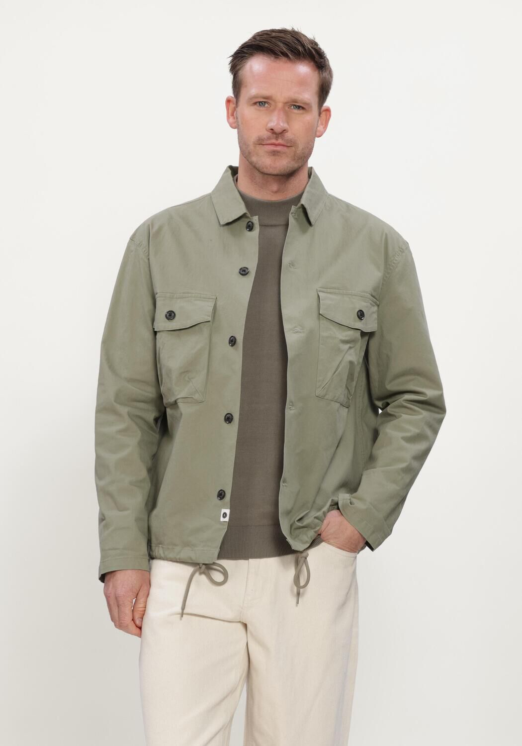 Khaki MACED Vest M-ALEX - large