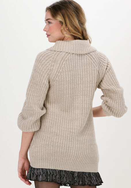 Lichtgrijze OBJECT Vest JAMALIA L/S KNIT CARDIGAN - large