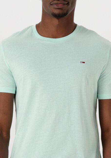 Mint TOMMY JEANS T-shirt TJM XSLIM JASPE HTR TEE EXT - large