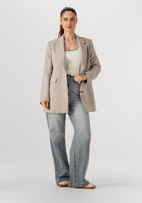 Witte SELECTED FEMME Top SLFKAMMA JENNY SL KNIT TOP - large