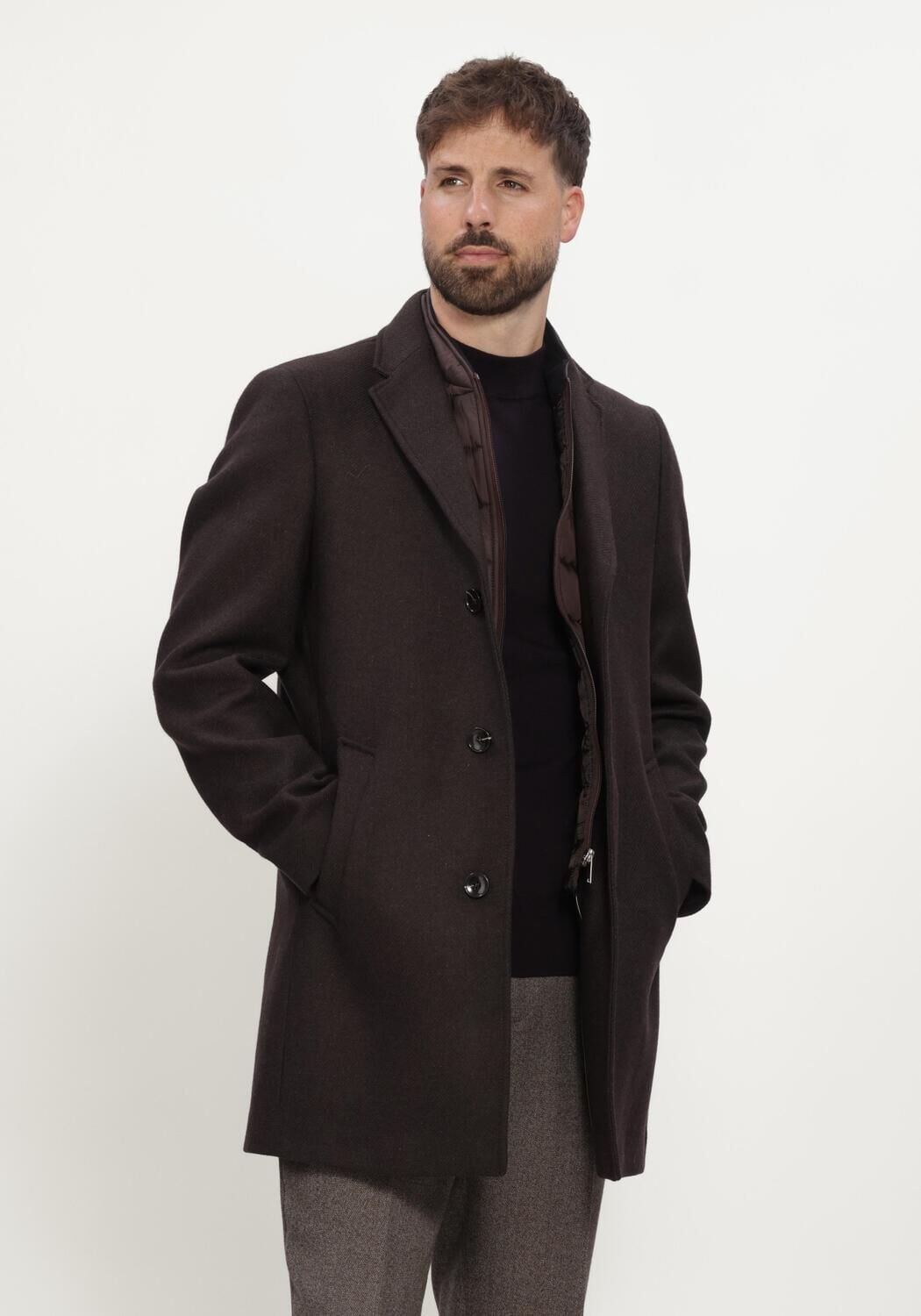 STEFANO LAURAN Heren Jassen Sl-casper Bruin