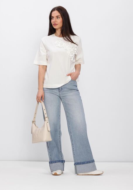 Witte Y.A.S. T-shirt YASVISELY SS TEE - large