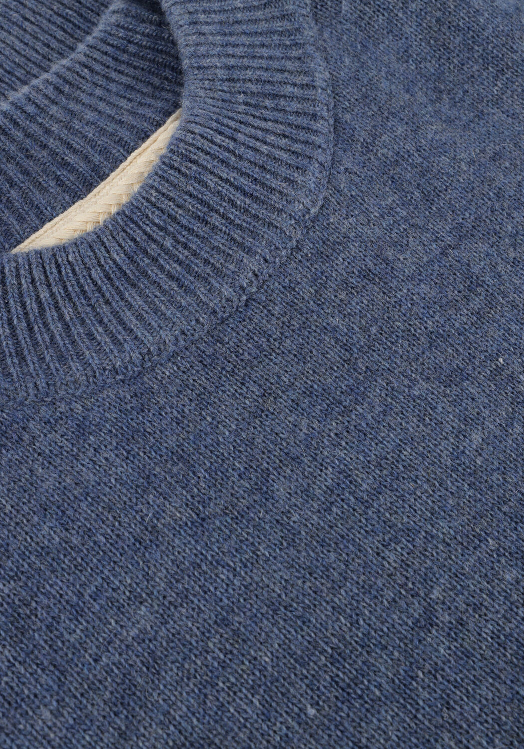 Blauwe ANERKJENDT Trui AKRICO LAMBSWOOL KNIT - large