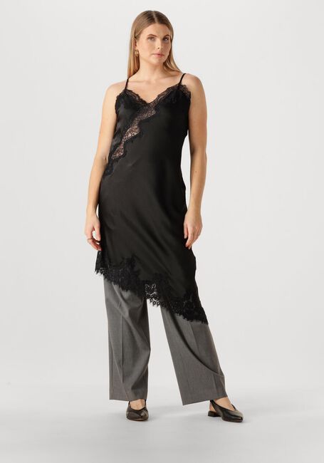 Zwarte NEO NOIR Midi jurk SORELLE LACE DRESS - large