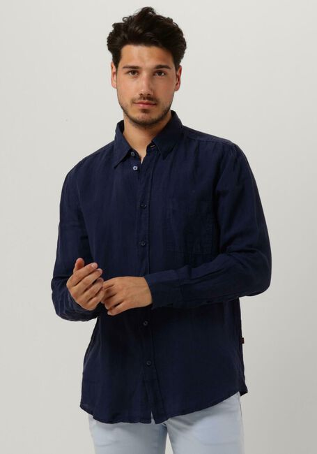 Donkerblauwe BOSS ORANGE Casual overhemd RELEGANT_6 - large