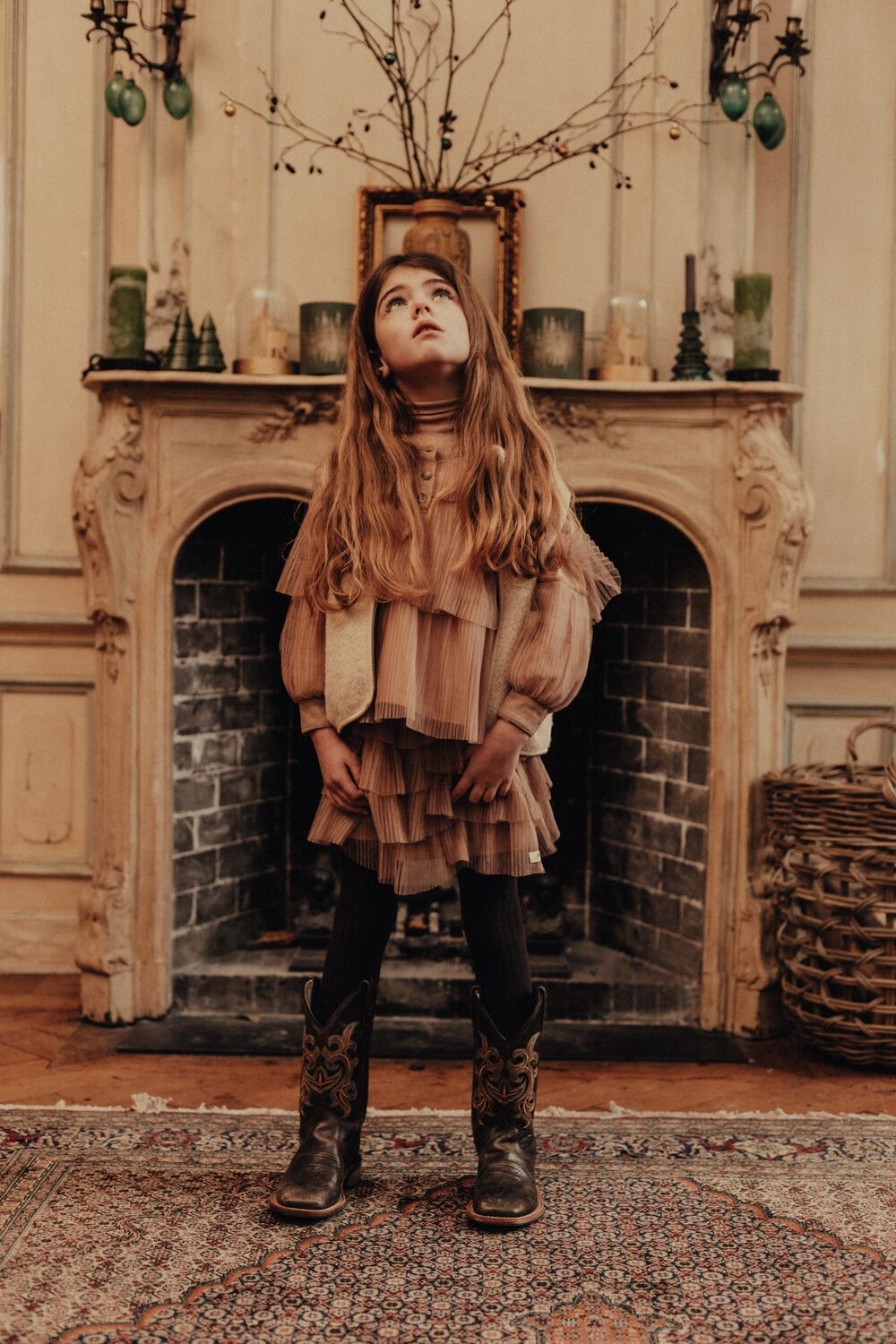 Beige BAJE STUDIO Minirok NOVAI - large