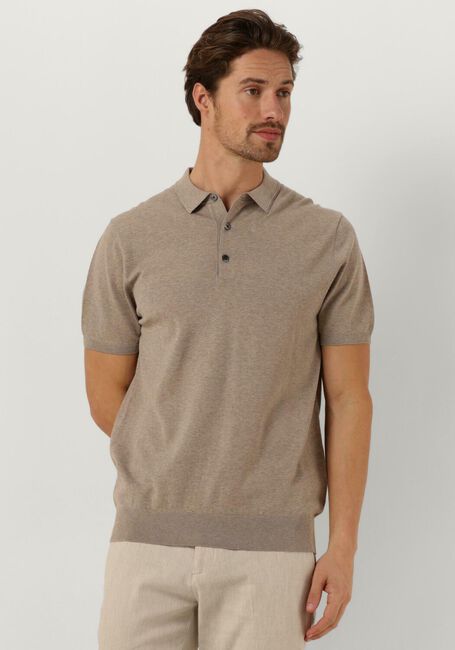 Beige PROFUOMO Polo POLO SHORT SLEEVE - large