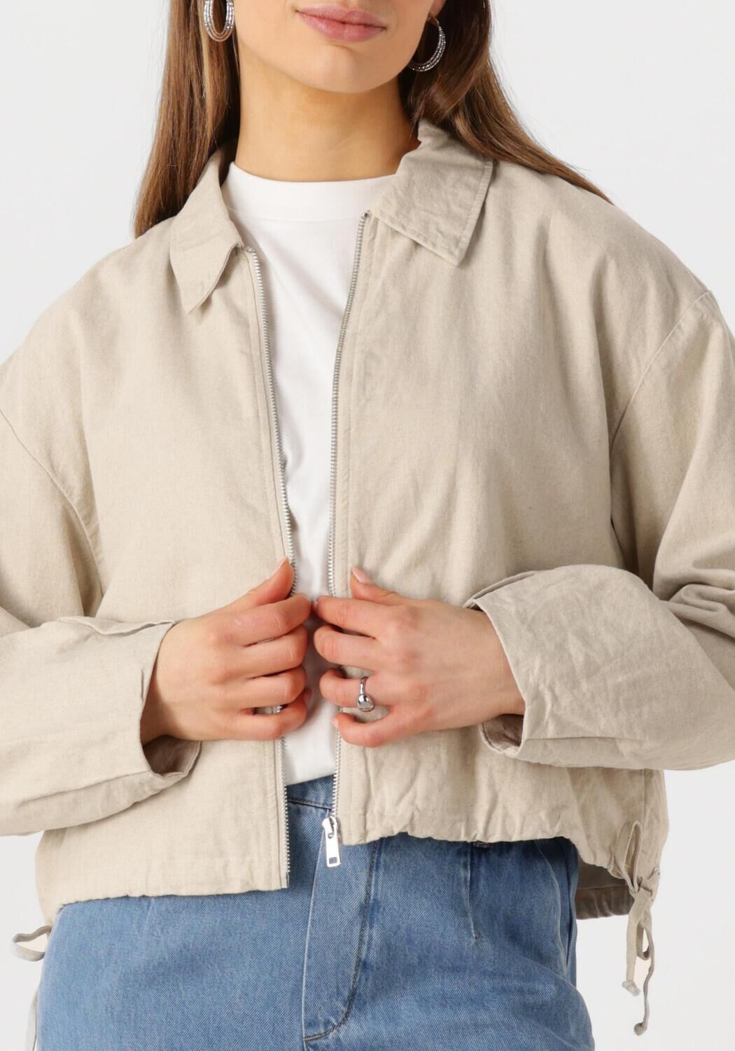 OBJECT Dames Jassen Objviggo Re Bomber Jacket Beige