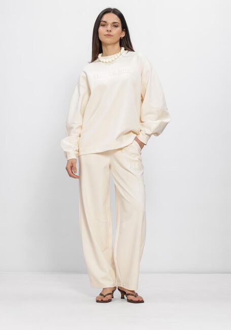 Creme ALIX THE LABEL Sweater LADIES KNITTED BALLOON SLEEVE SWEATER - large