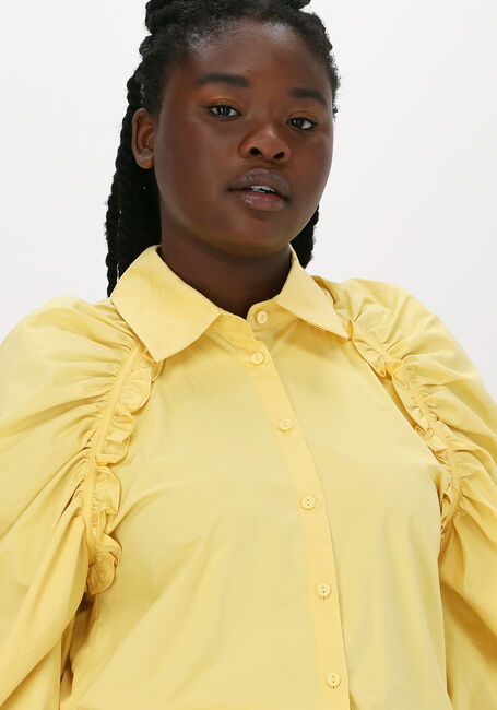 Gele HUNKON Blouses 410 DEMI SHIRT - large