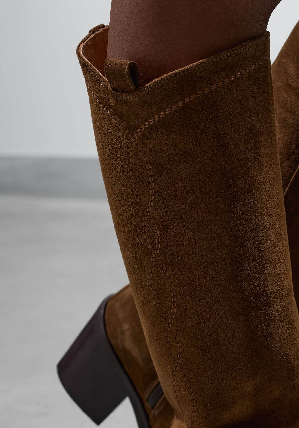 Cognac STEFANO LAURAN Hoge laarzen B5631 - large
