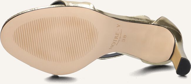 Gouden NOTRE-V Sandalen X BO - GIGI Gouden NOTRE-V Sandalen X BO - GIGI - large