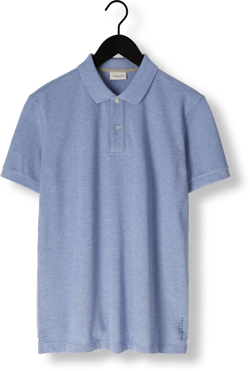 PROFUOMO Heren Polo's & T-shirts Polo Short Sleeve Blauw