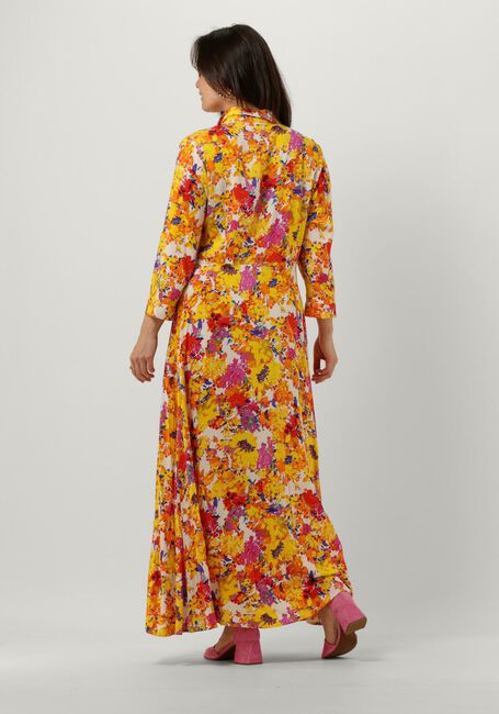 Gele Y.A.S. Maxi jurk YASSAVANNA LONG SHIRT DRESS - large