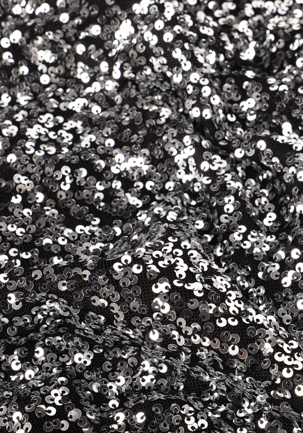 Zilveren MODSTR&Ouml;M Mini jurk LARAMD DRESS - large