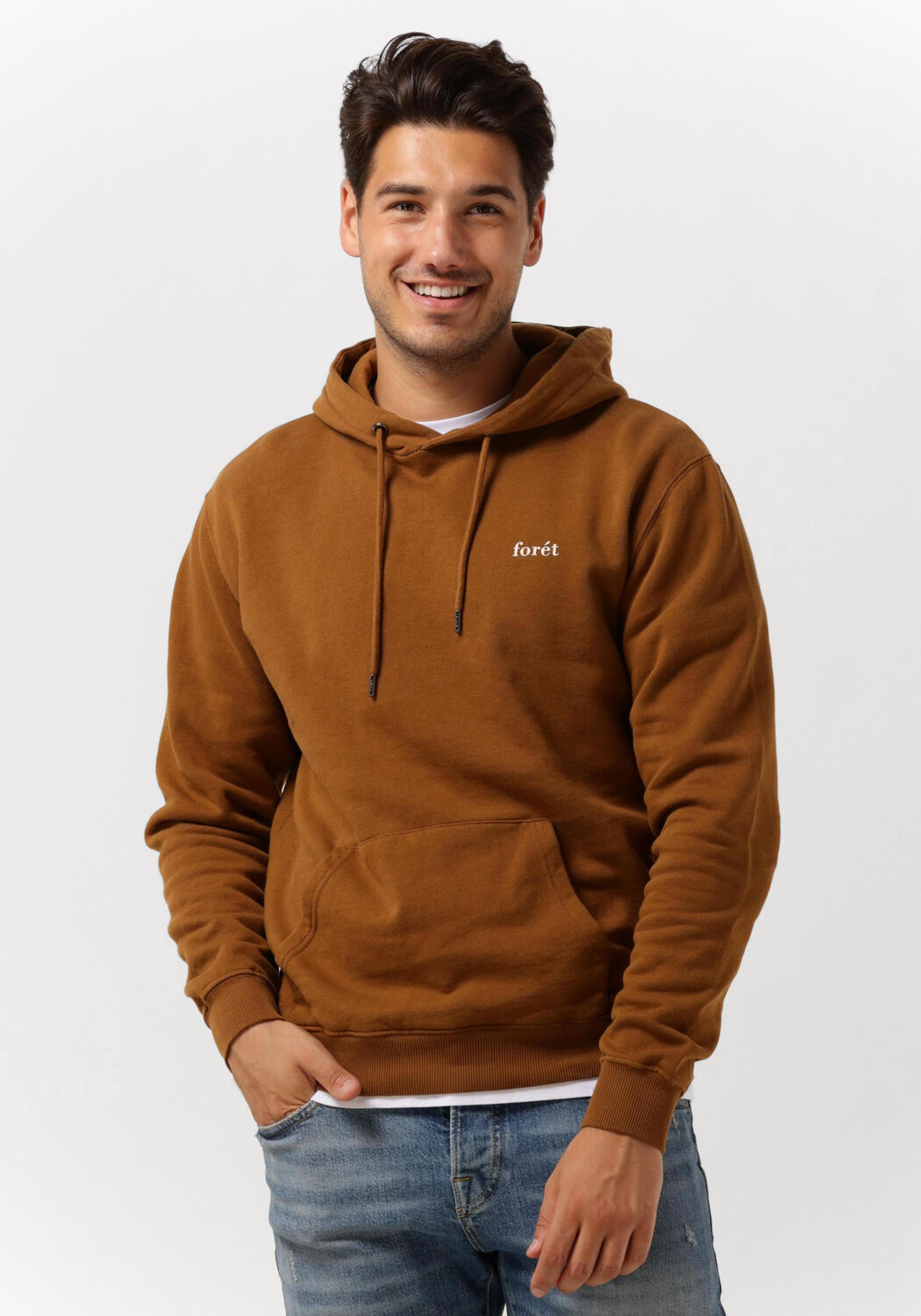 Bruine top sweater heren