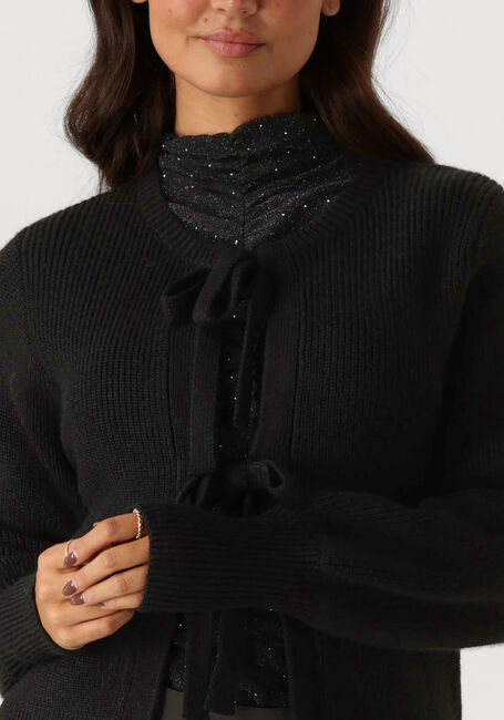 Zwarte NEO NOIR Vest MUSCADO KNIT CARDIGAN - large