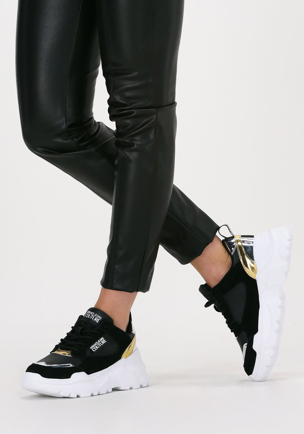 Zwarte VERSACE JEANS Lage sneakers SPEEDTRACK DIS SC2 - large