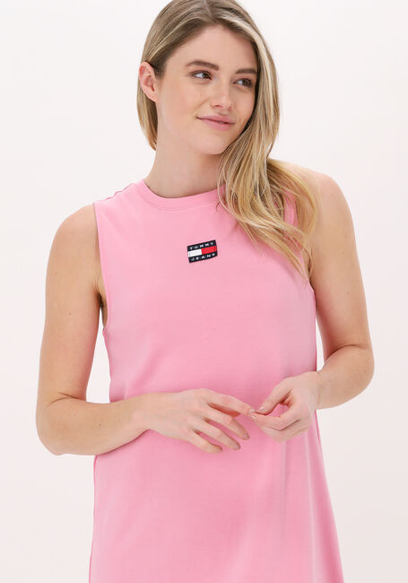 Roze TOMMY JEANS Mini jurk TJW BADGE TANK DRESS - large