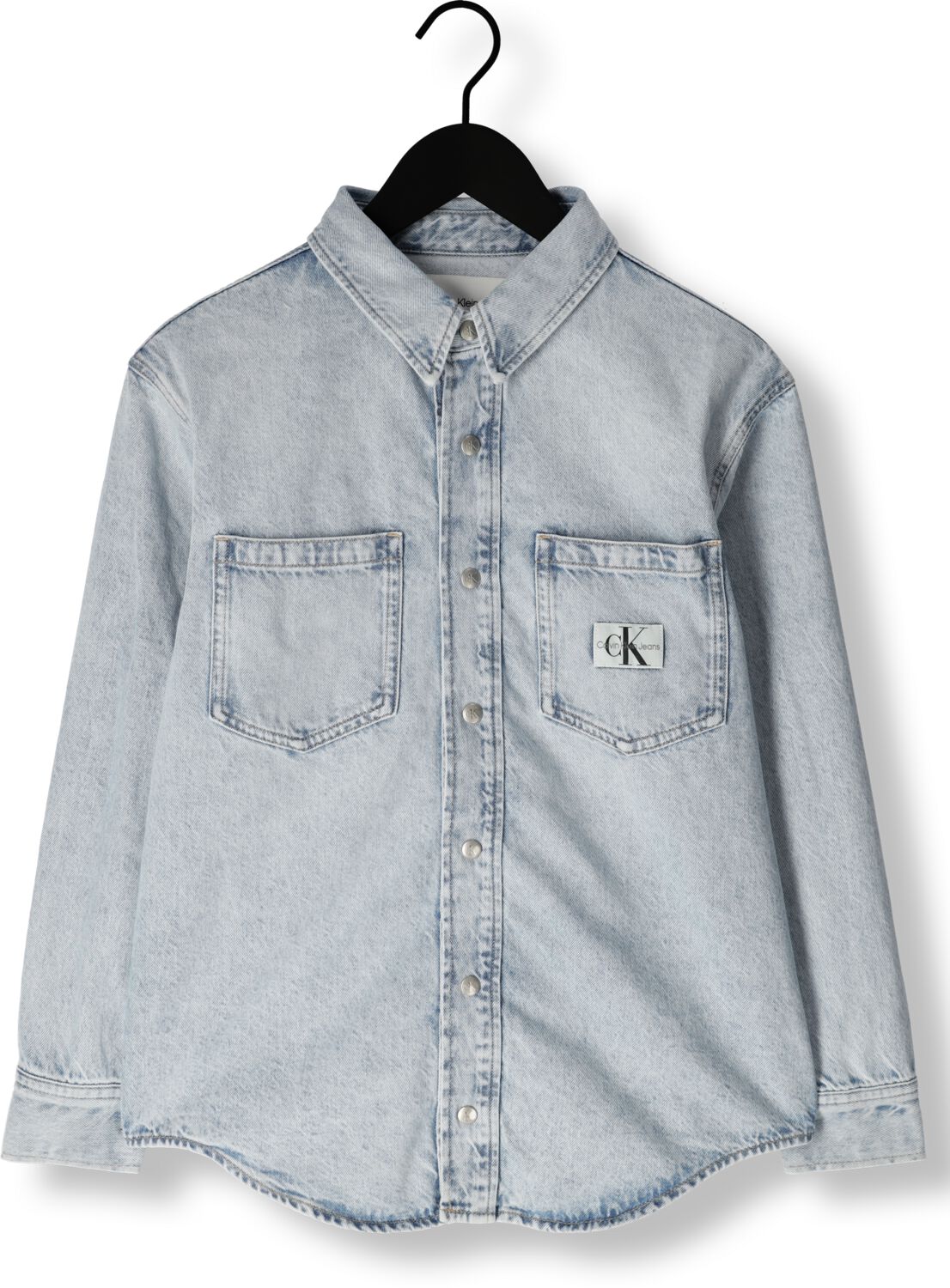 CALVIN KLEIN Dames Tops & T-shirts Dad Denim Shirt Blauw