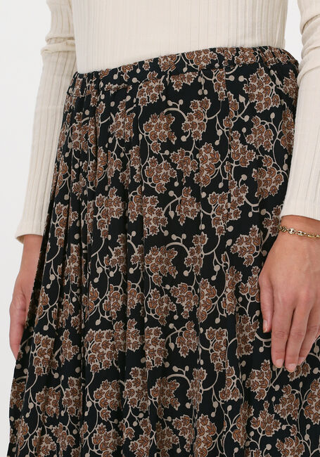 Zwarte BY-BAR Maxirok LIEN GRAPES SKIRT - large