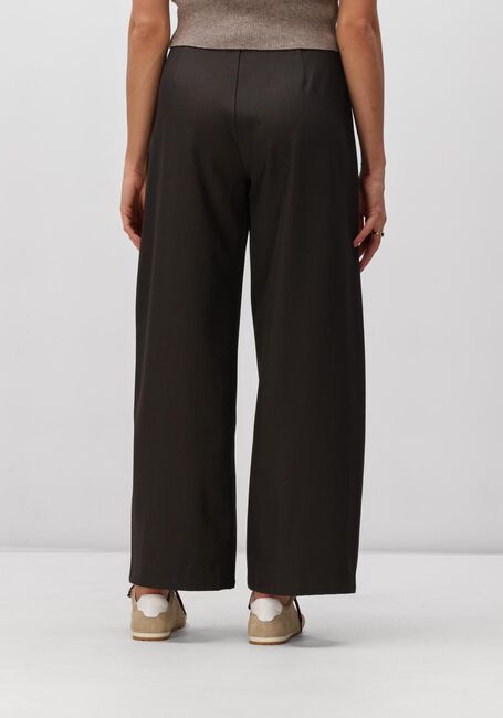 Bruine NEO NOIR Wijde broek TILIAN STRUCTURE PANTS - large