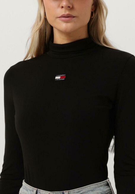 Zwarte TOMMY JEANS Coltrui TJW SLIM BADGE TURTLENECK - large