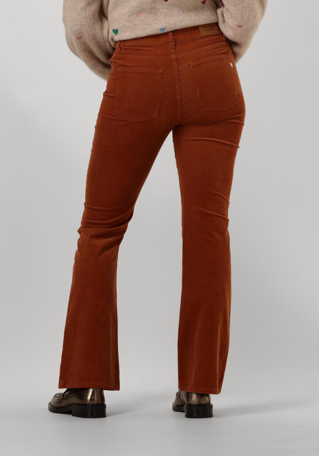 FABIENNE CHAPOT Dames Broeken Eva Flare Trousers Cognac