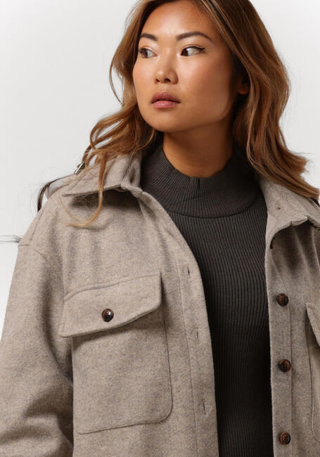 Taupe MOSCOW Mantel ZOEY - large