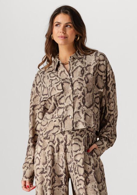 Zand ALIX THE LABEL Blouses LADIES WOVEN SNAKE TWILL BLOUSE - large