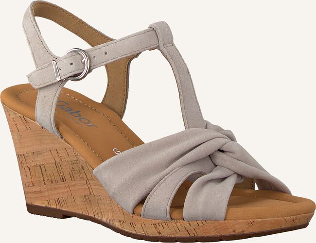 Taupe GABOR Platte sandalen 828 Taupe GABOR Platte sandalen 828 - large