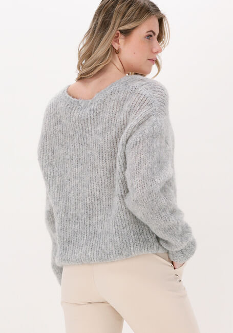 Grijze NEO NOIR Trui COFO FLUFFY KNIT BLOUSE - large