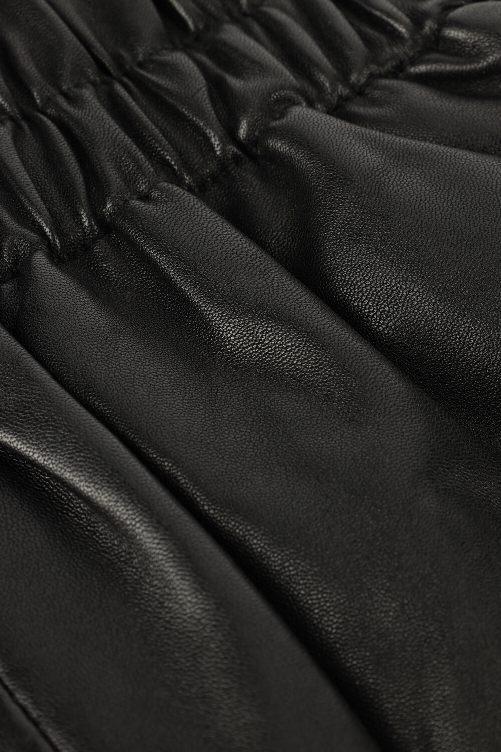 Zwarte EST'SEVEN Broeken EST'LEATHER SHORT COURT - large