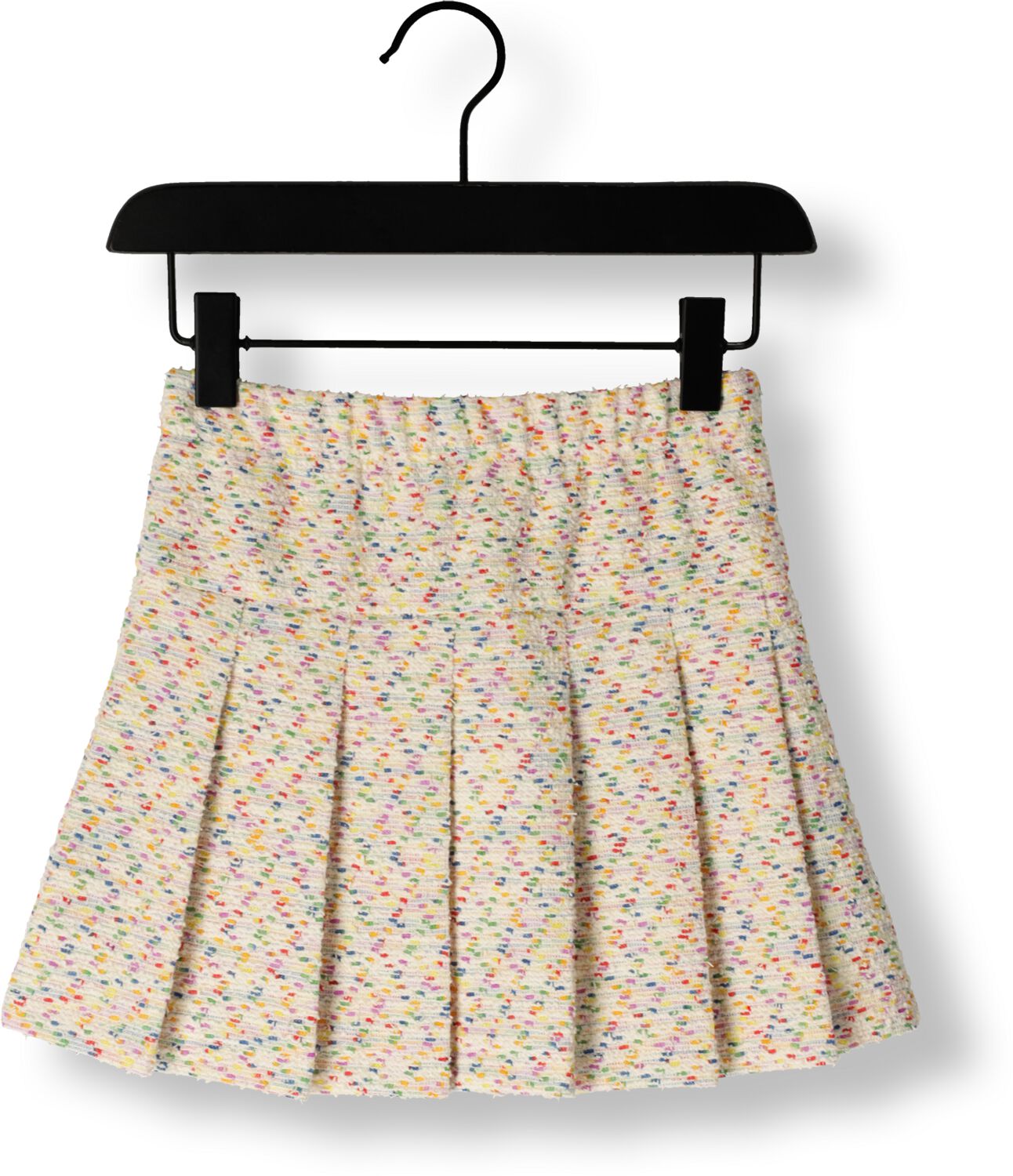 MOODSTREET Meisjes Rokken Girls Jacquard Skirt Pleats Ecru