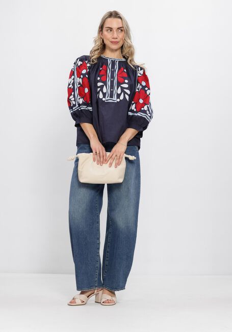 Donkerblauwe ANTIK BATIK Blouses OXO BLOUSE - large