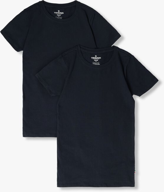 Donkerblauwe VINGINO T-shirt BOYS T-SHIRT ROUND NECK (2-PACK) - large